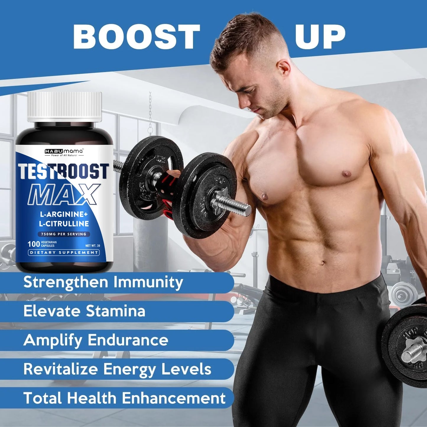 100 Tablets Essential Male Health Supplement for Enhanced Drive