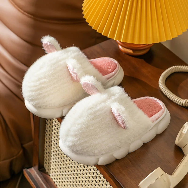 Winter Waterproof Corduroy Cotton Slippers | Cozy Indoor Footwear