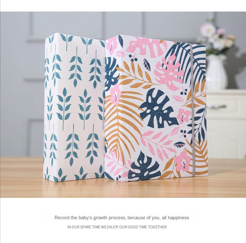 200pcs 6-inch Fabric Photo Album | Large Capacity Family Keepsake