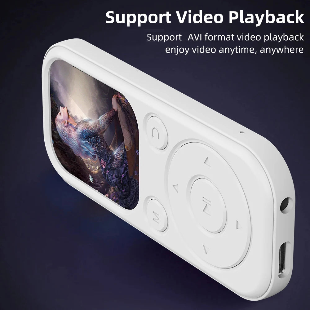 Compact MP3 MP4 Music Player | Bluetooth, Alarm Clock & E-Book