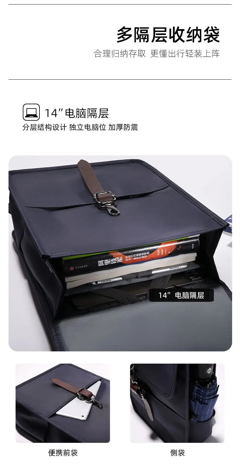 Men's Waterproof Laptop Backpack | Stylish Casual Schoolbag