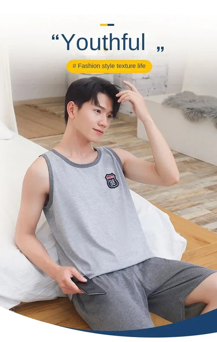 Men's Summer Pajamas | Cool & Comfortable Short-Sleeve Sleepwear