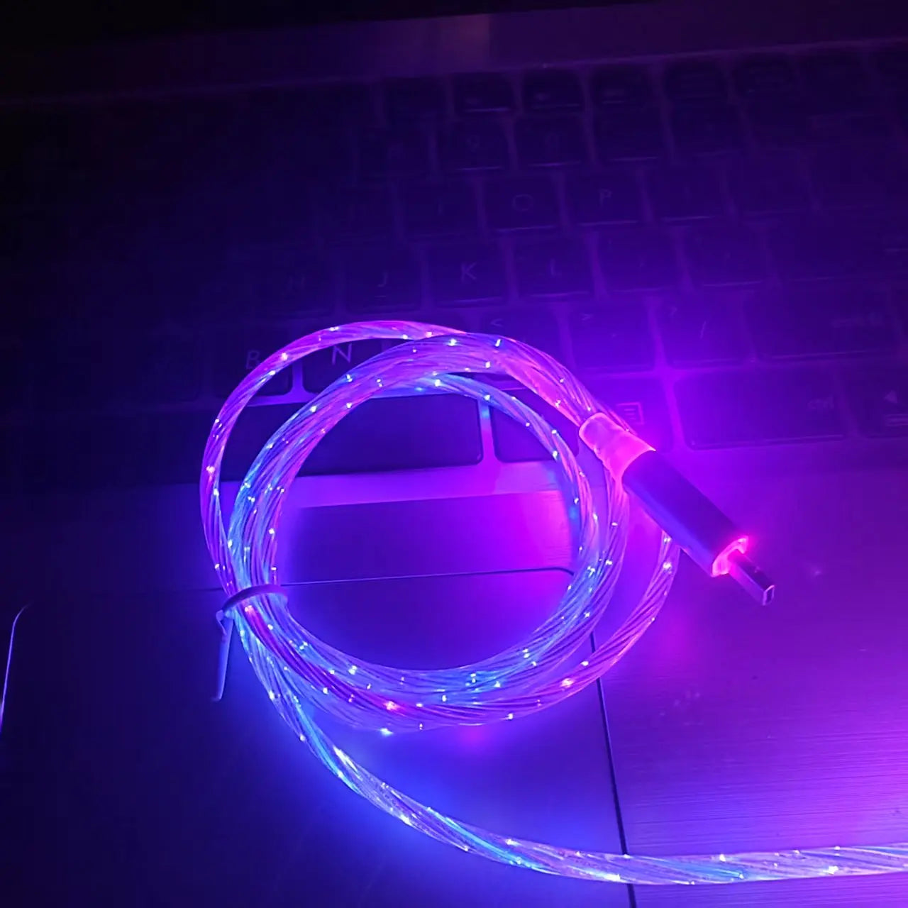 6A Fast Charging RGB Breathing Data Cable | Type-C Charger