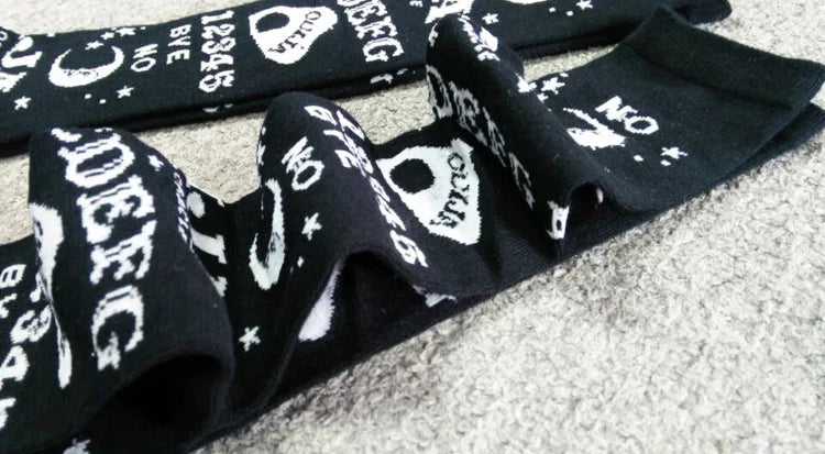 Women's Soft Knee-High Socks | Stylish Harajuku Goth & Punk Fashion