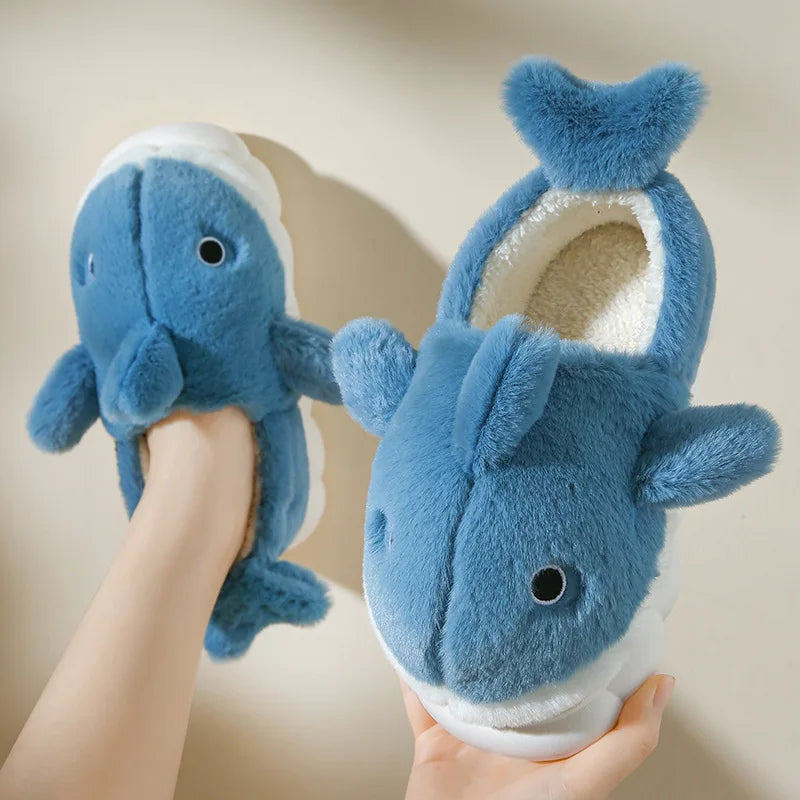 Winter Waterproof Corduroy Cotton Slippers | Cozy Indoor Footwear