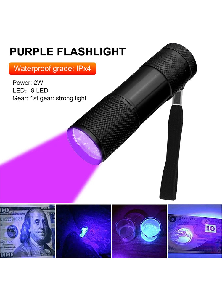 Mini Portable UV Flashlight | Essential Pocket Torch for Detection