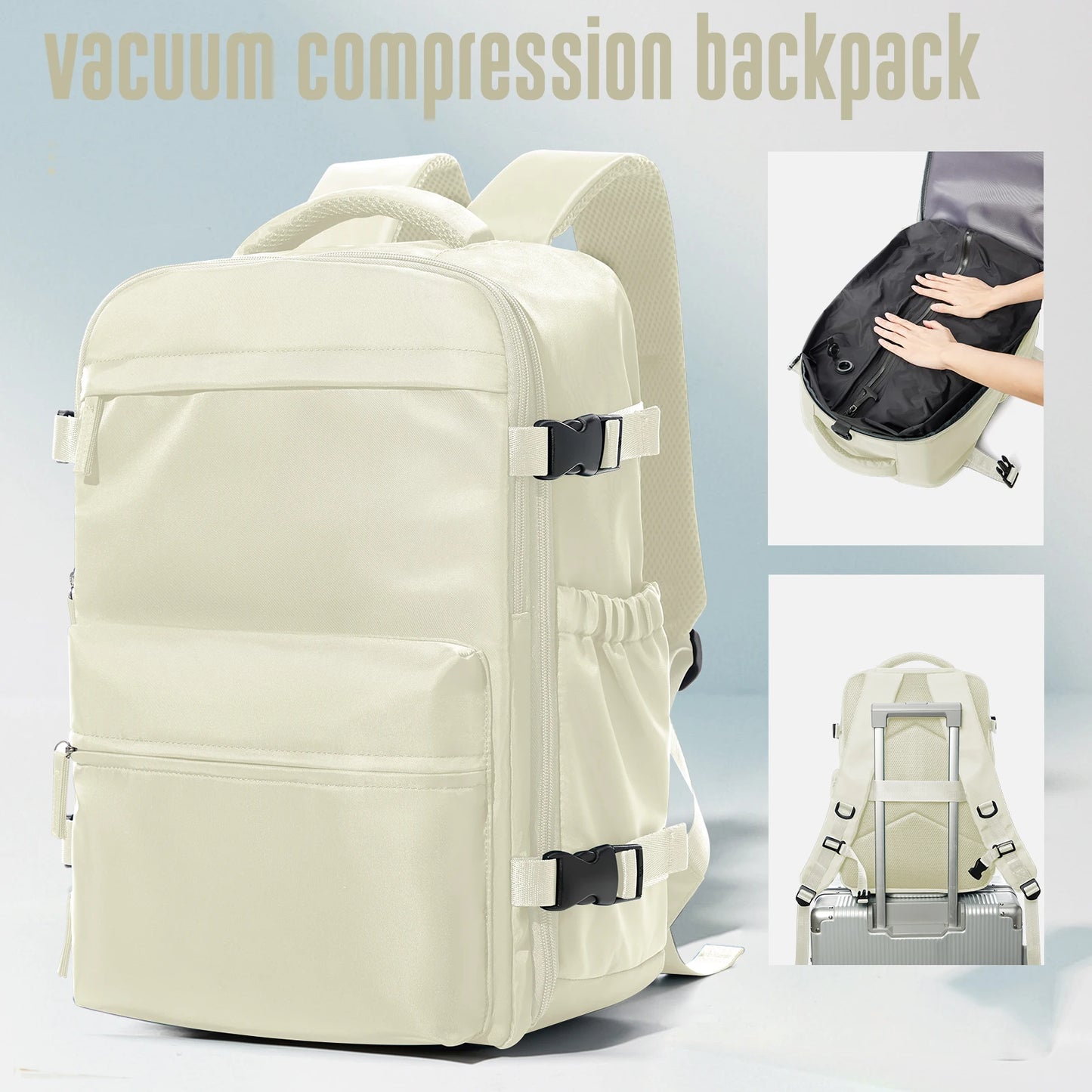 Large Capacity Expandable Business Backpack for School & Travel