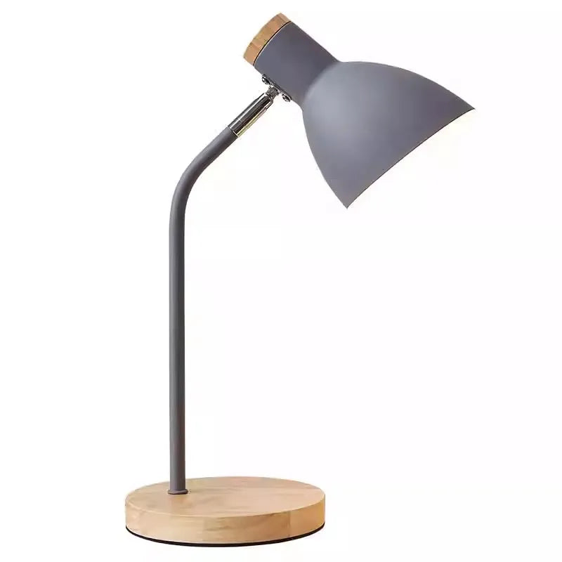 Modern Solid Wood Macaron Table Lamp | Stylish Desk Lighting