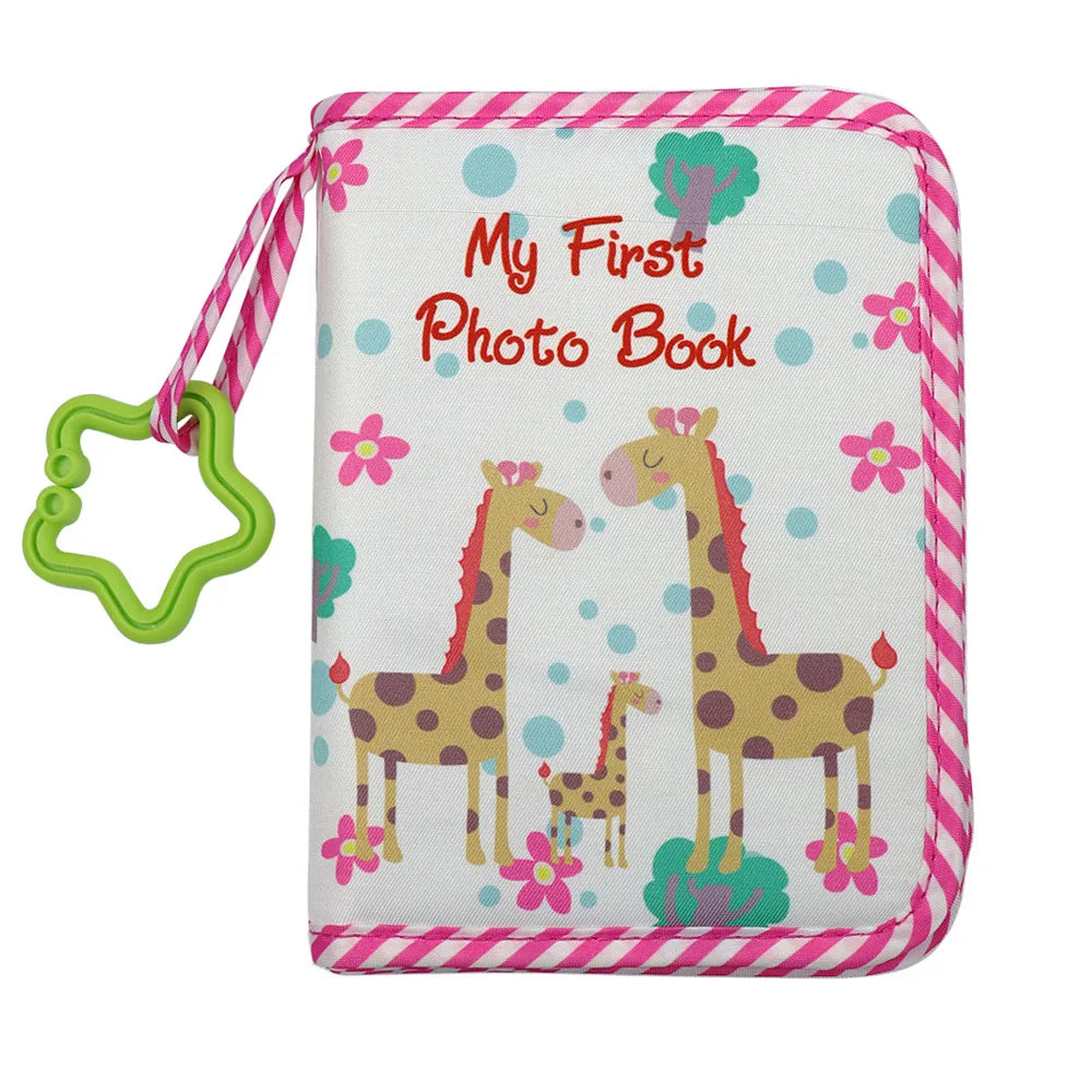 Baby Photo Album for First Year Memories | Giraffe Growth Book