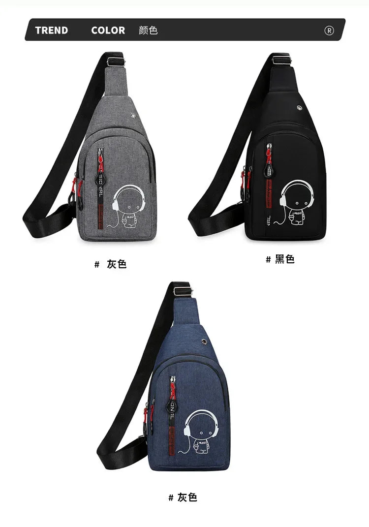 Stylish Casual Chest Bag for Men | Versatile Crossbody Backpack
