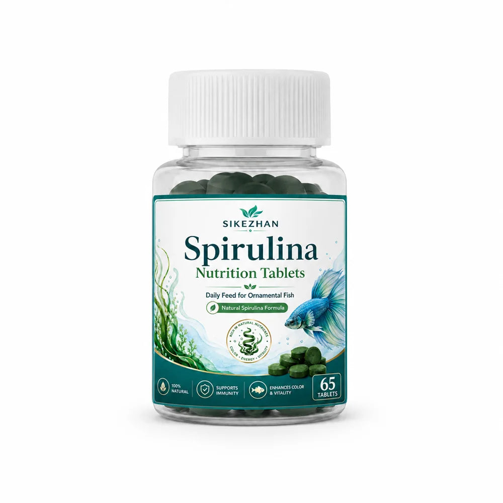 Natural Spirulina Tablets for Tropical Fish | Enhance Color & Vitality
