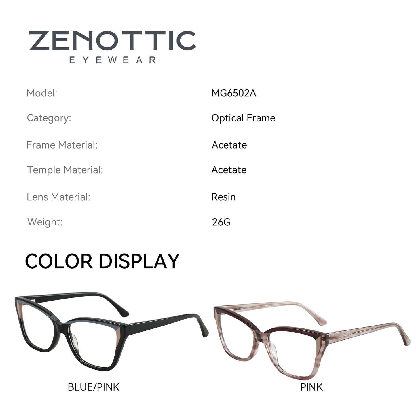 Elegant Handmade Butterfly Prescription Glasses for Women