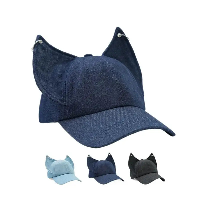 Unisex Fox Ears Baseball Cap | Trendy Hip Hop Sunshade Hat