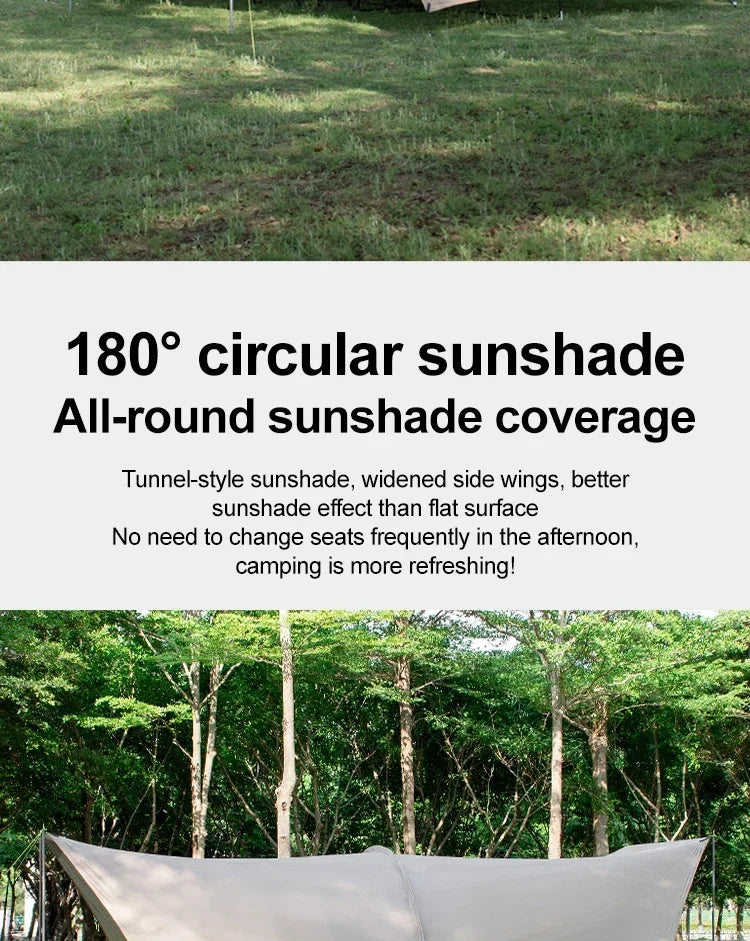 Portable Waterproof Car Awning Tent | UV Sun Shelter for Camping