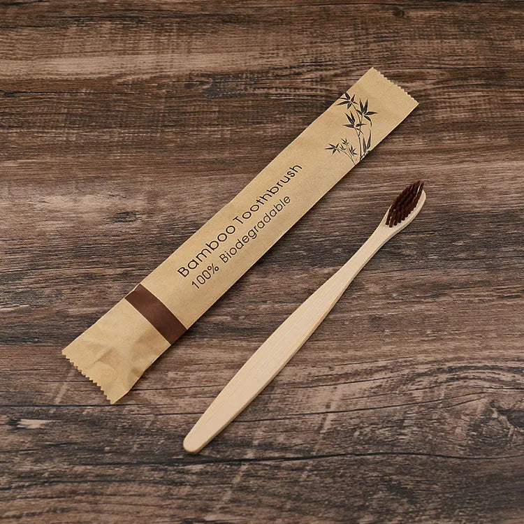 Eco-Friendly Bamboo Toothbrushes - Sustainable Oral Care Set