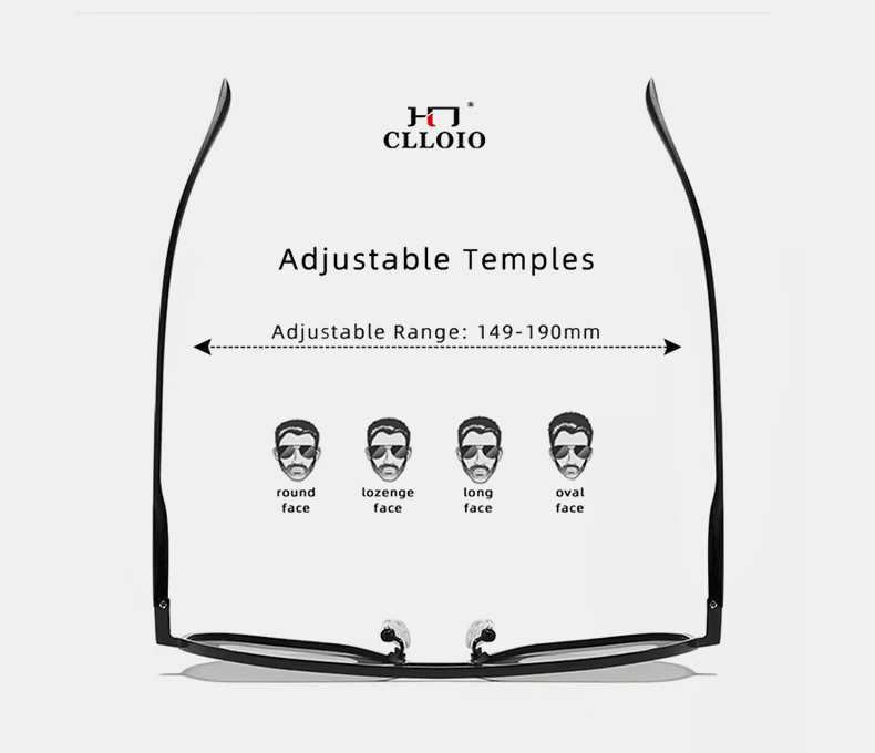 Fashionable Photochromic Polarized Sunglasses for Men & Women