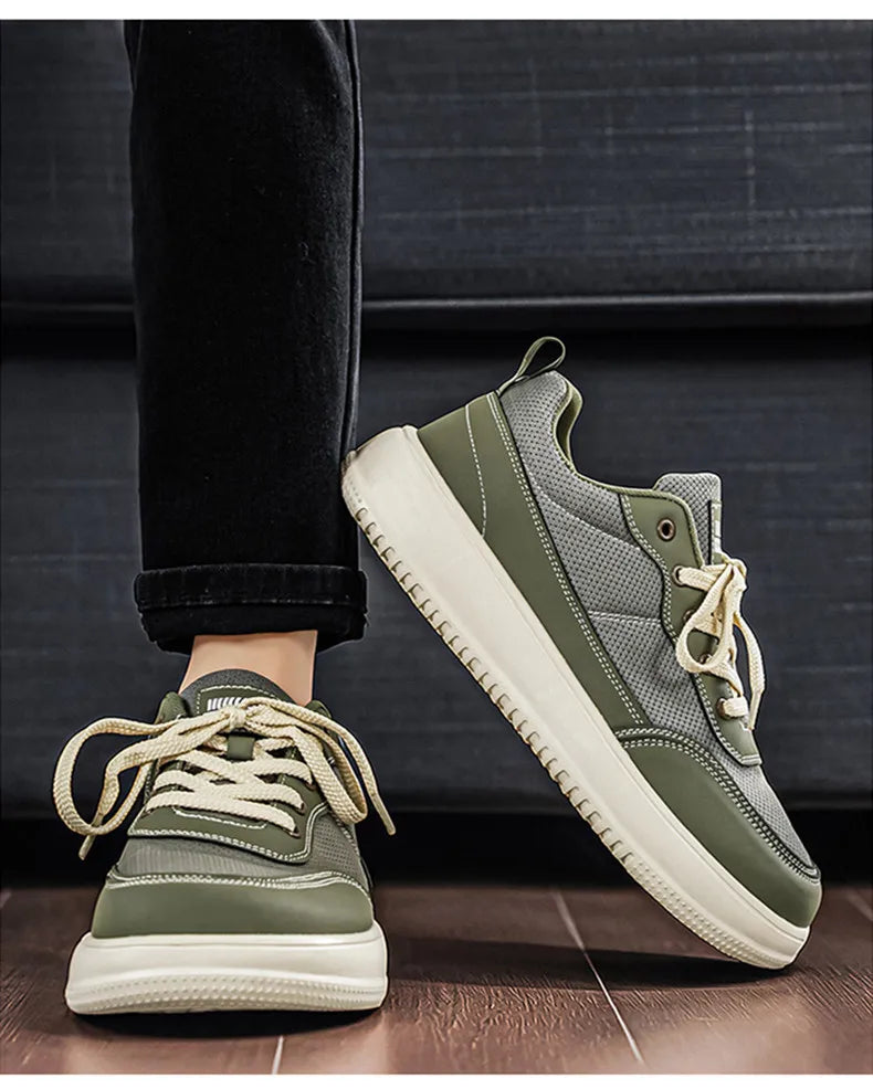 Men's Casual Wide Toe Shoes | Breathable and Comfortable Sneakers