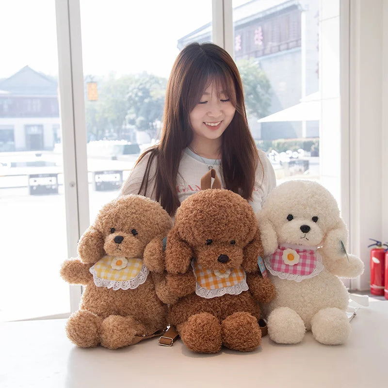 Adorable Plush Teddy Dog Backpacks for Kids | Fun & Functional