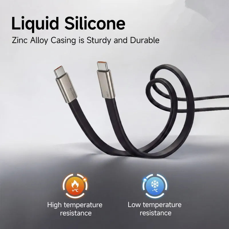 240W PD Type C Fast Charging Cable & Foldable Phone Stand