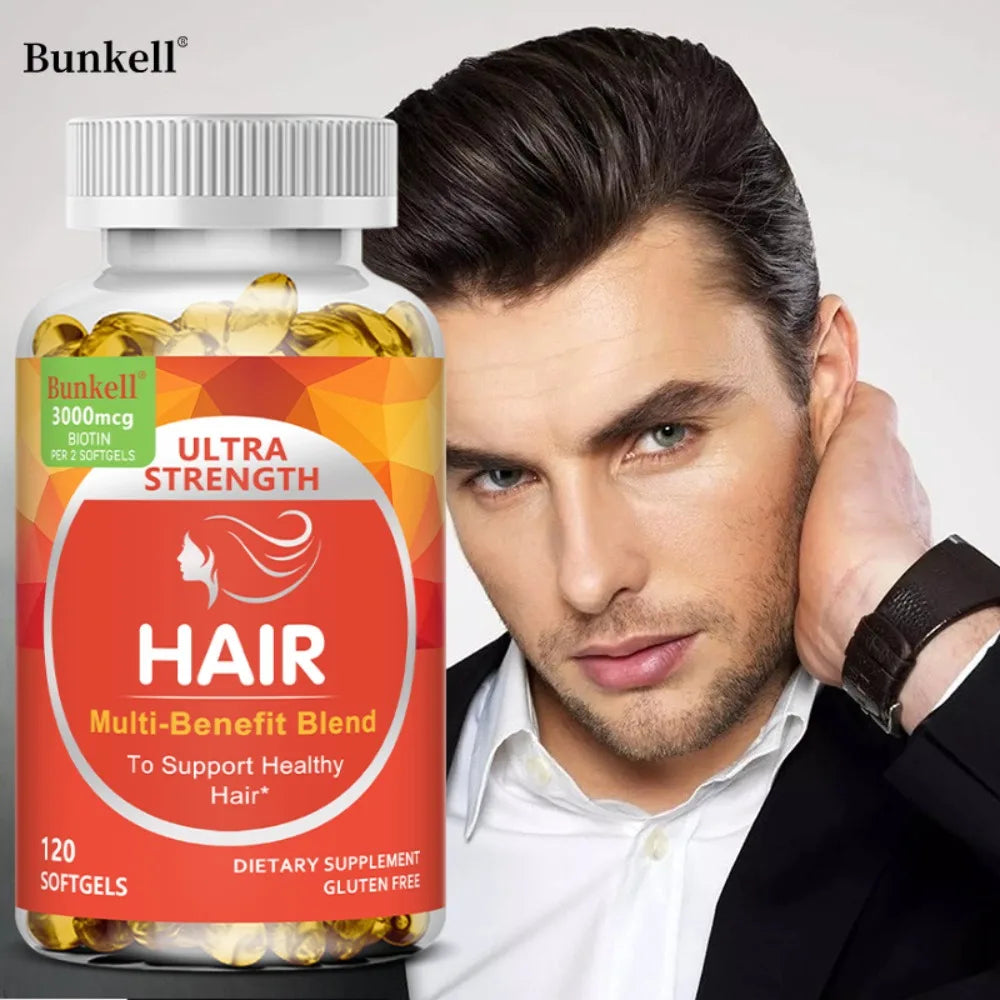 Biotin & Keratin Supplement | Hair Growth, Skin & Nails Support
