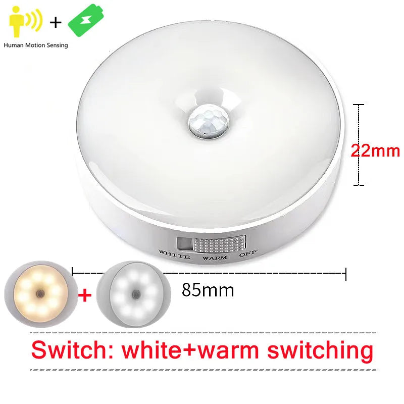 Rechargeable Motion Sensor LED Night Light for Home Use