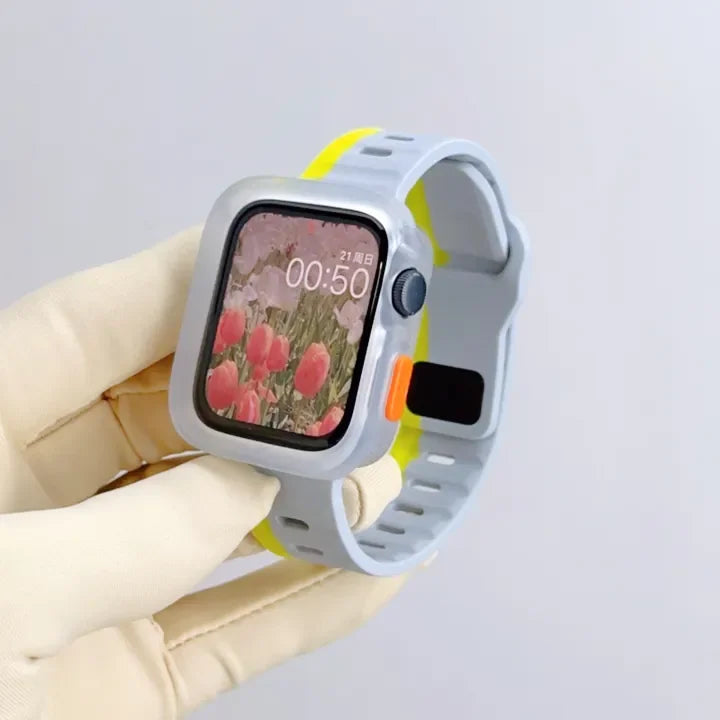 Candy Silicone Case & Strap for All Apple Watch Sizes