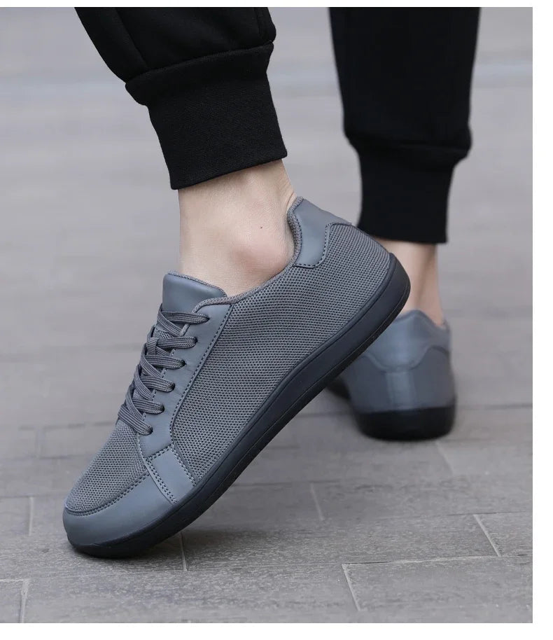 Men's Barefoot Wide Toe Box Walking Shoes Extra Width Minimalist Shoes Breathable Zero Drop Comfortable Shoes Fashion Sneakers