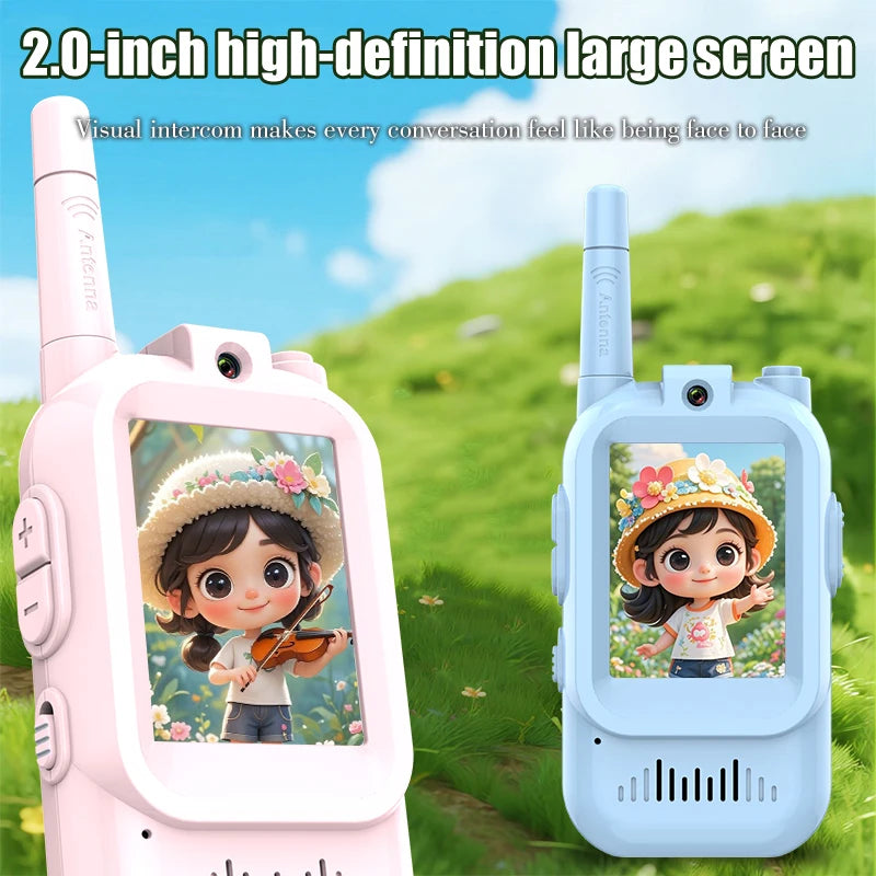 Kids Walkie Talkies with Video | Rechargeable Clear Sound Communication