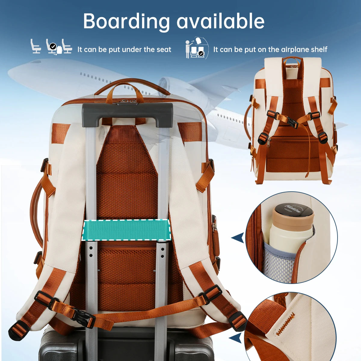 Unisex Simple Business Computer Backpack | Large Capacity Design