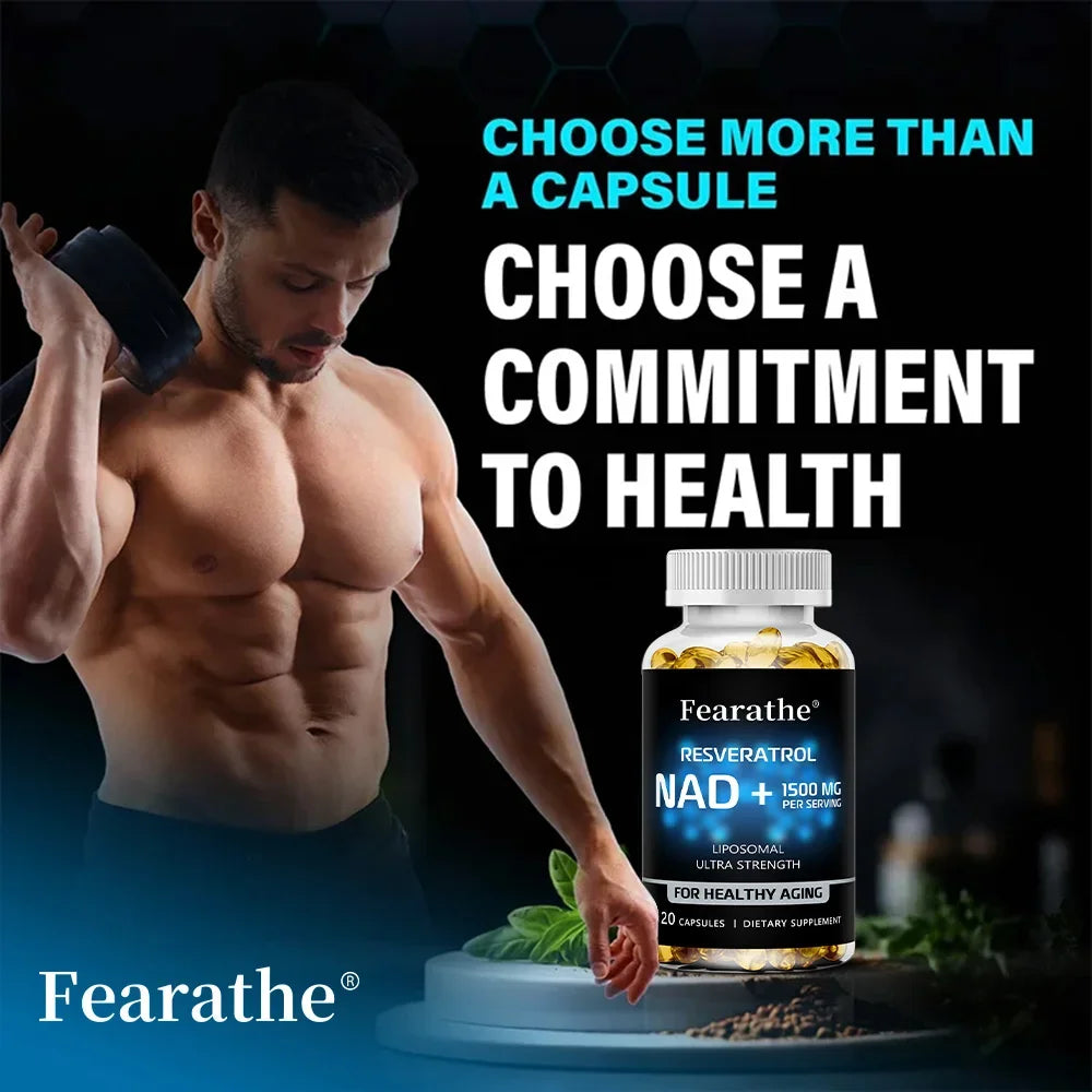 NAD+ Boost with Resveratrol | Enhance Vitality, Repair Cells