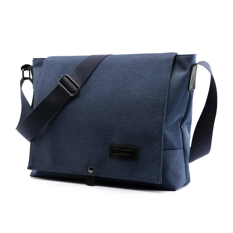 Bolso Bandolera de Lona para Hombre | Elegante Bolso de Mano para Negocios y Ocio