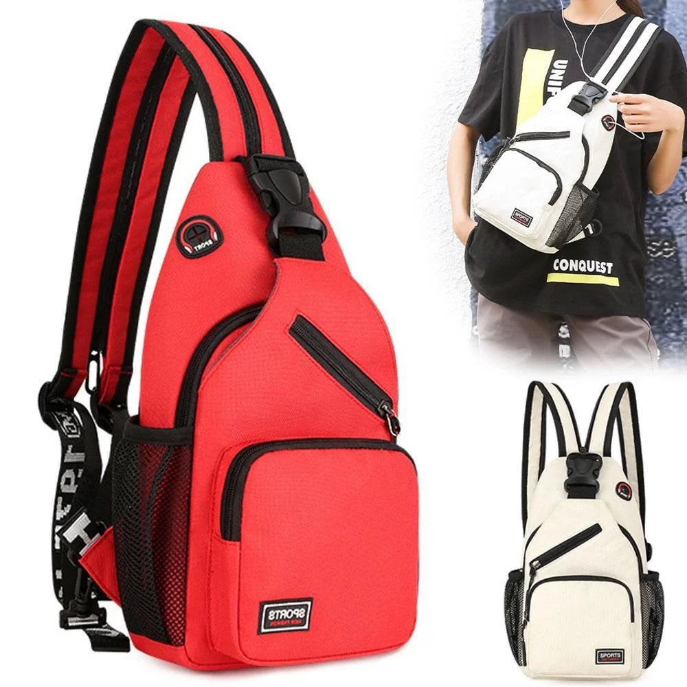 Multi-functional Messenger Backpack with Headphone Hole | Travel Companion