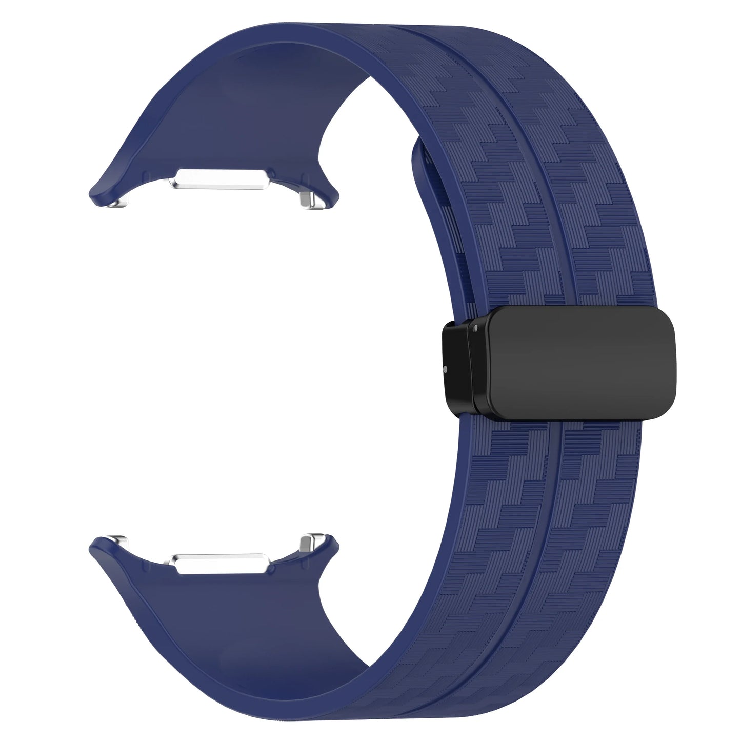 Silicone Sport Strap for 47mm Smartwatch | Magnetic Folding Clasp