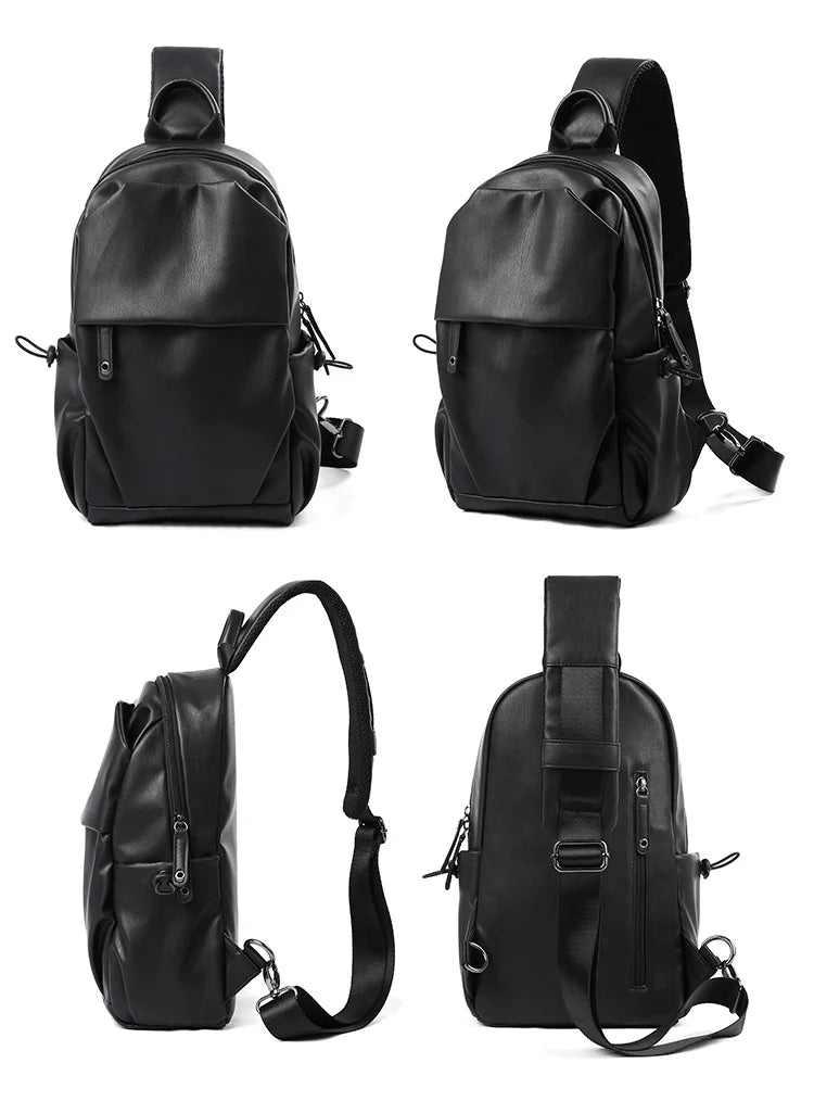 Waterproof Nylon Sling Bag | Anti-Theft Travel Chest Backpack