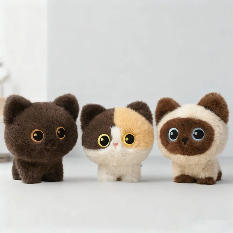 Cute Standing Cat Plush | Adorable Emotional Comfort Toy