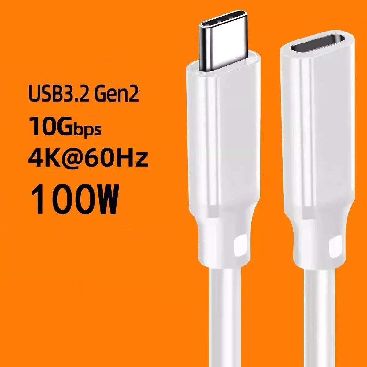 USB Type-C Extension Cable 10Gbps | High-Speed Charging & Data