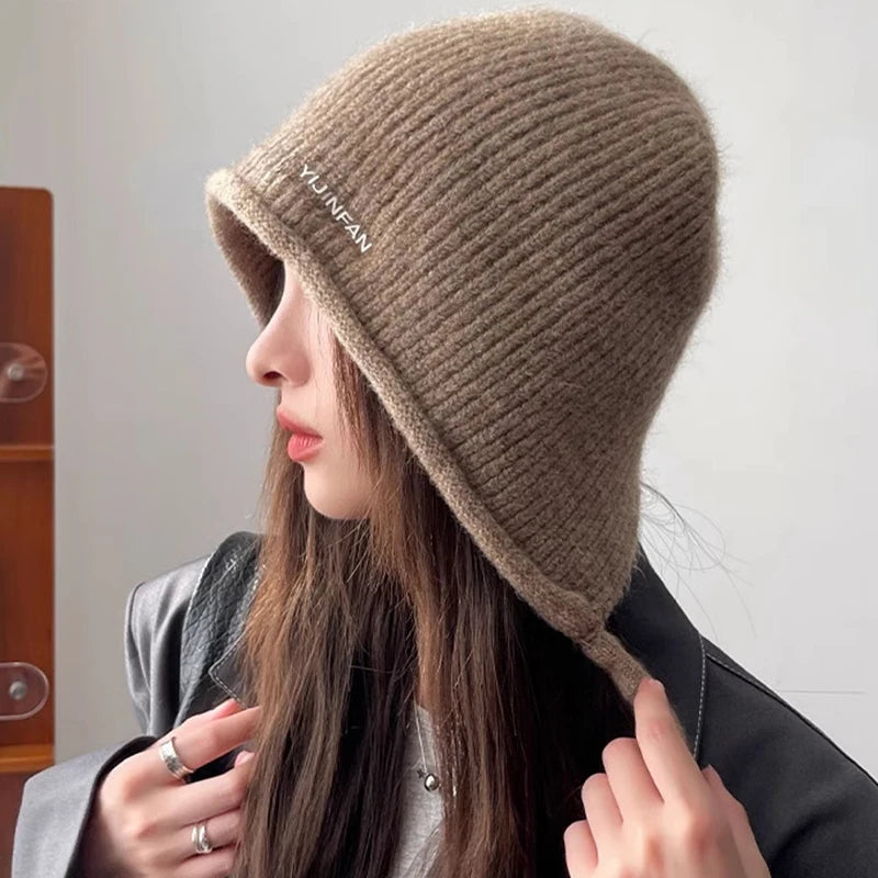 Women's Cute Knitted Earflap Beanie | Cozy Winter Warm Hat
