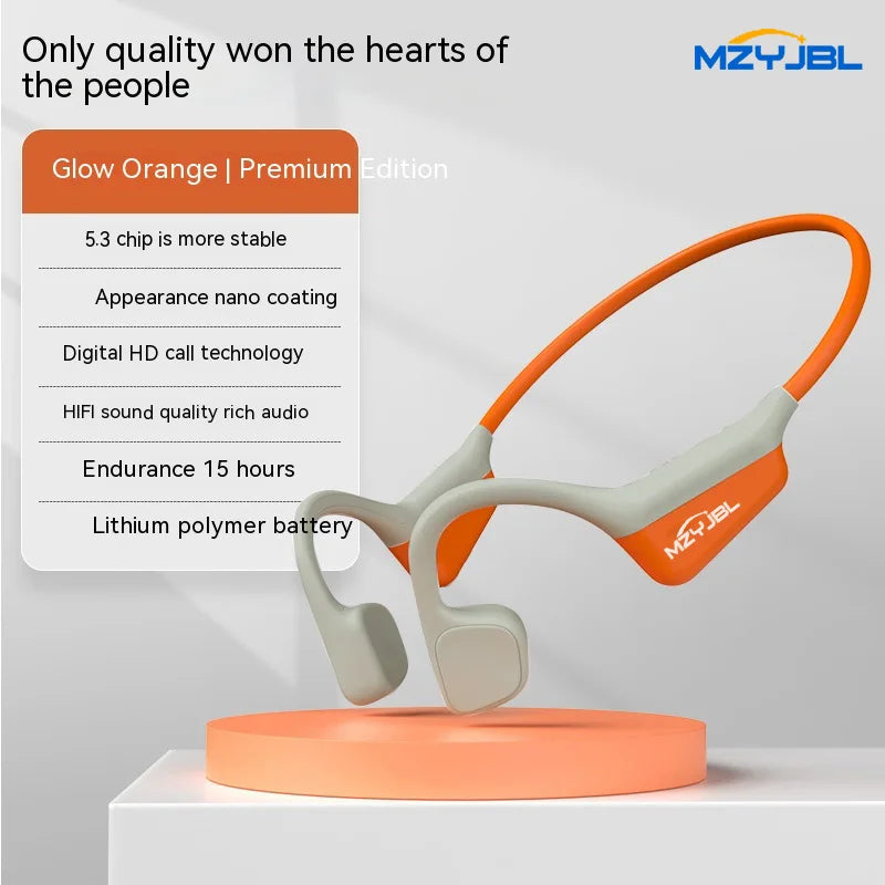 Bone Conduction Wireless Headphones | HiFi Sound Sport Earbuds