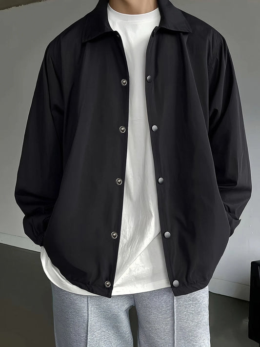 Men's Casual Lapel Jacket | Stylish Spring & Autumn Outerwear