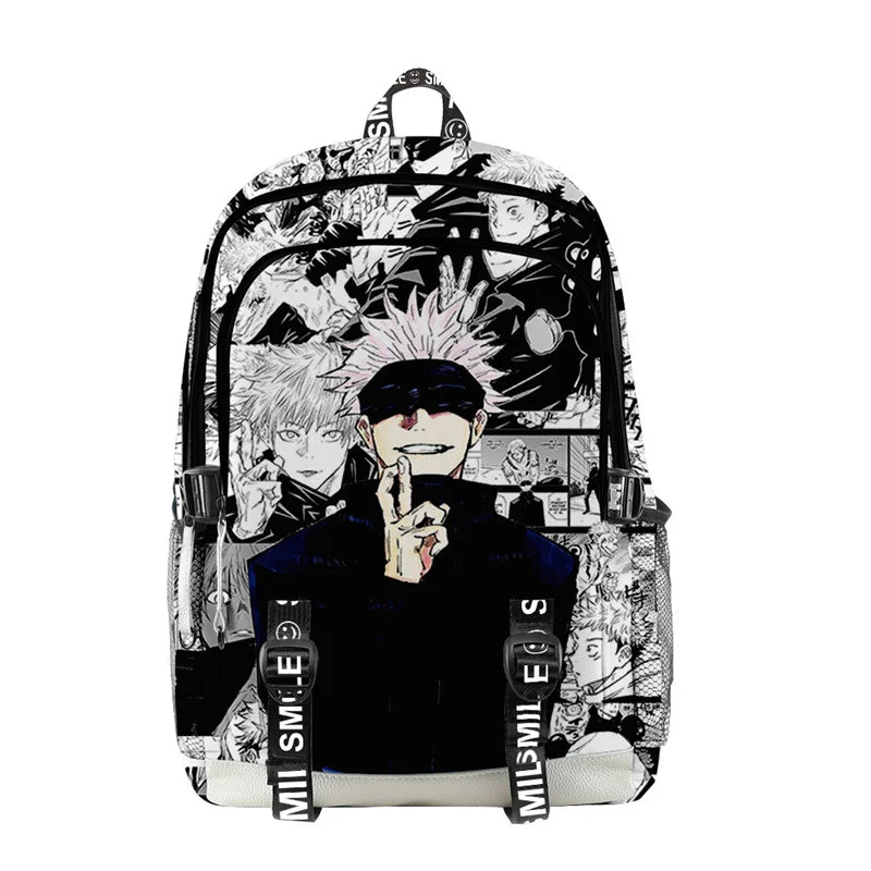 Anime-Inspired School Backpack for Teens | Laptop & Travel Bag