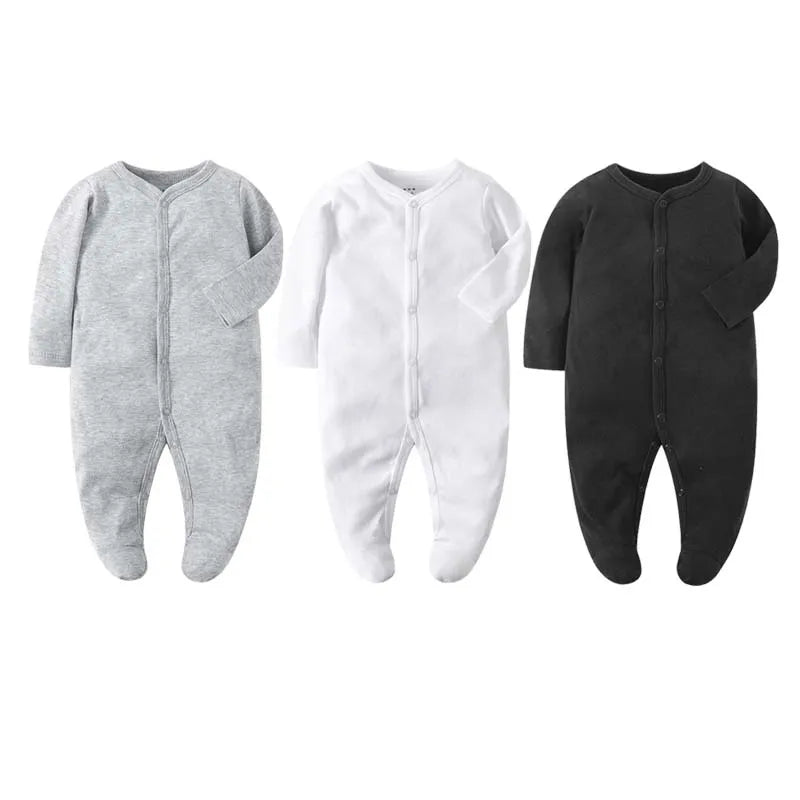 Unisex Baby Long Sleeve Cotton Bodysuit | Soft & Stylish Infant Clothing