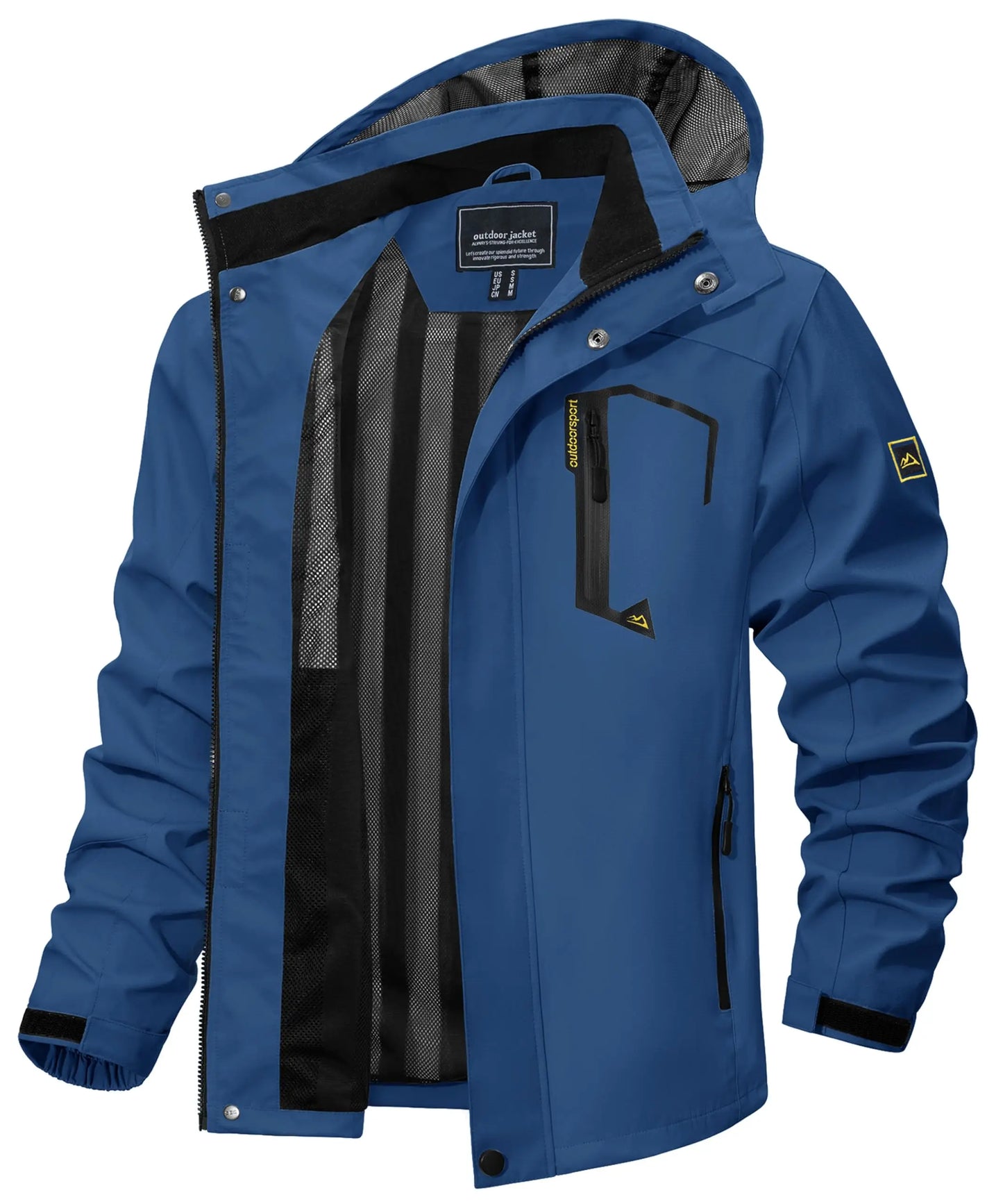 Chaqueta Impermeable Ligera para Hombre | Cortavientos Versátil para Exteriores