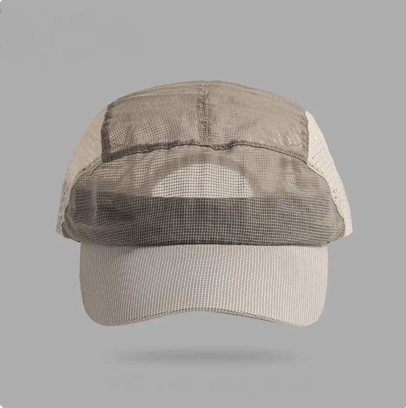 Lightweight Color Block Mesh Baseball Cap for Summer Sports