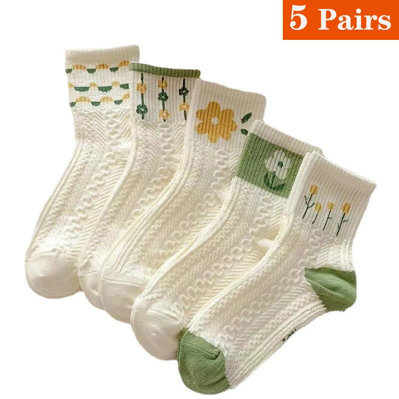 Breathable Cartoon Bear & Capybara Socks | Fun Summer Comfort