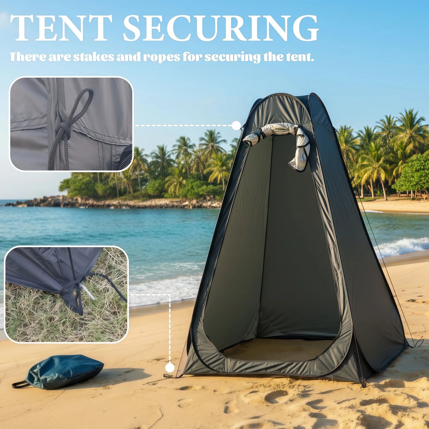Portable Pop-Up Privacy Tent | Outdoor Shower & Toilet Shelter