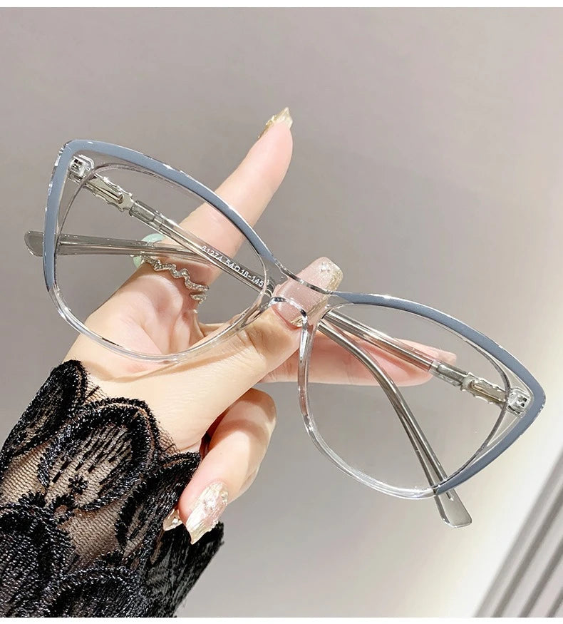 High Definition Anti Blue Light Cat Eye Glasses | Stylish Eye Protection