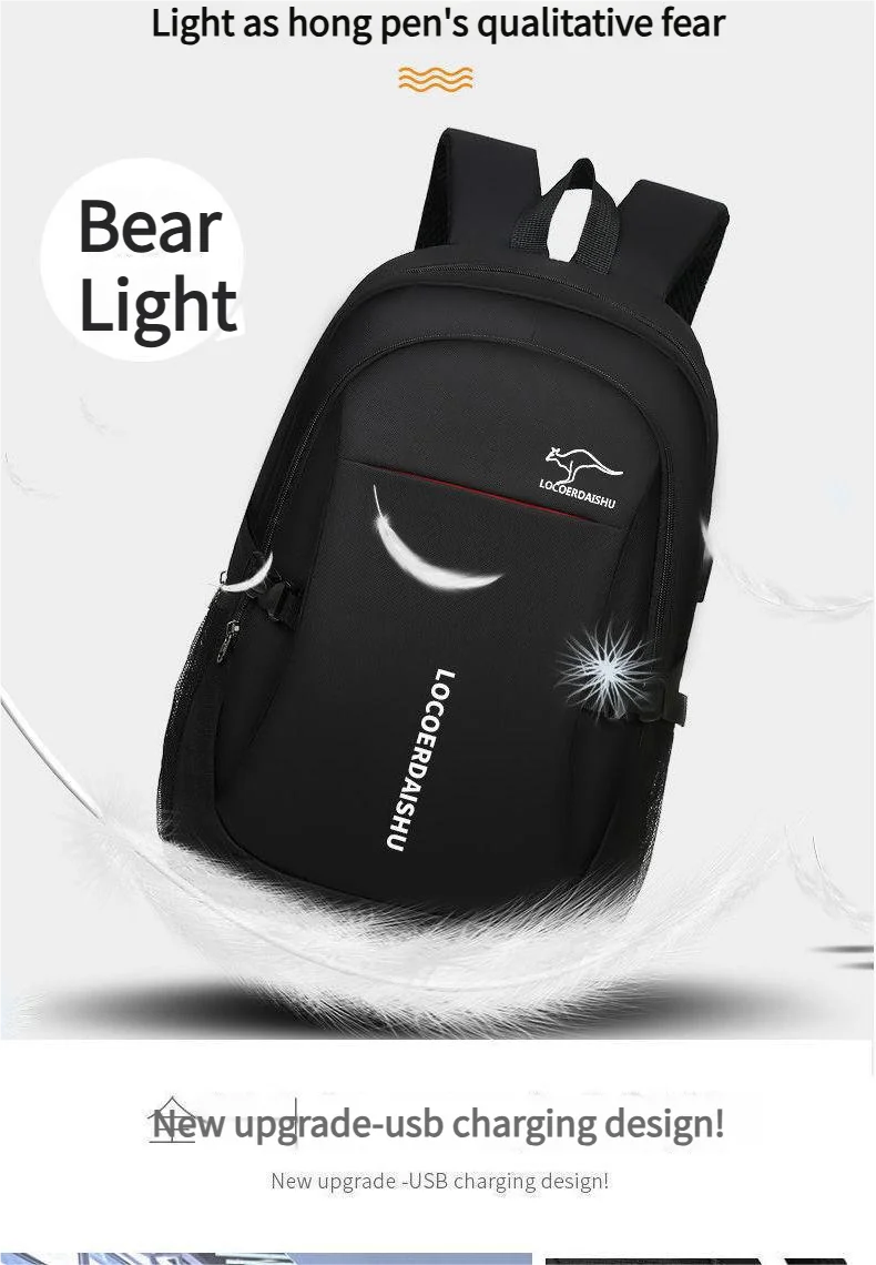 Large-Capacity Trendy Backpacks for School & Travel | Unisex