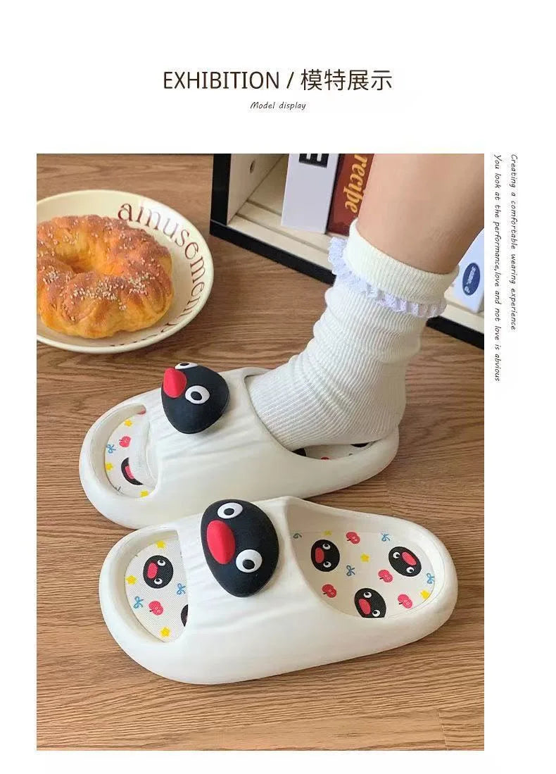 Cute Penguin Animal Slippers | Comfortable All-Season Footwear