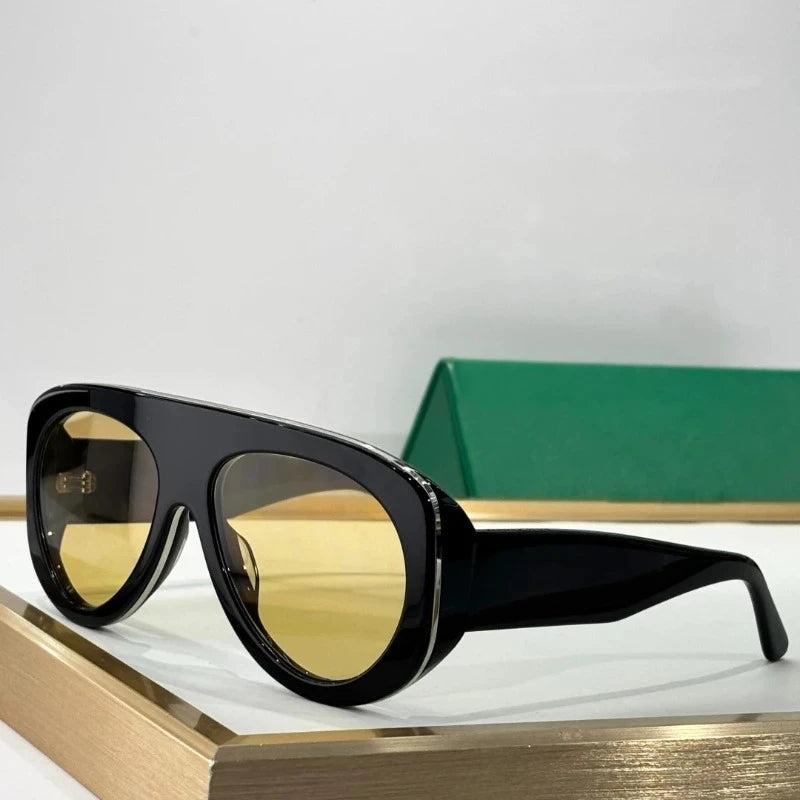 Trendy Retro Oval Sunglasses | Stylish Luxury Eyewear for Outdoors