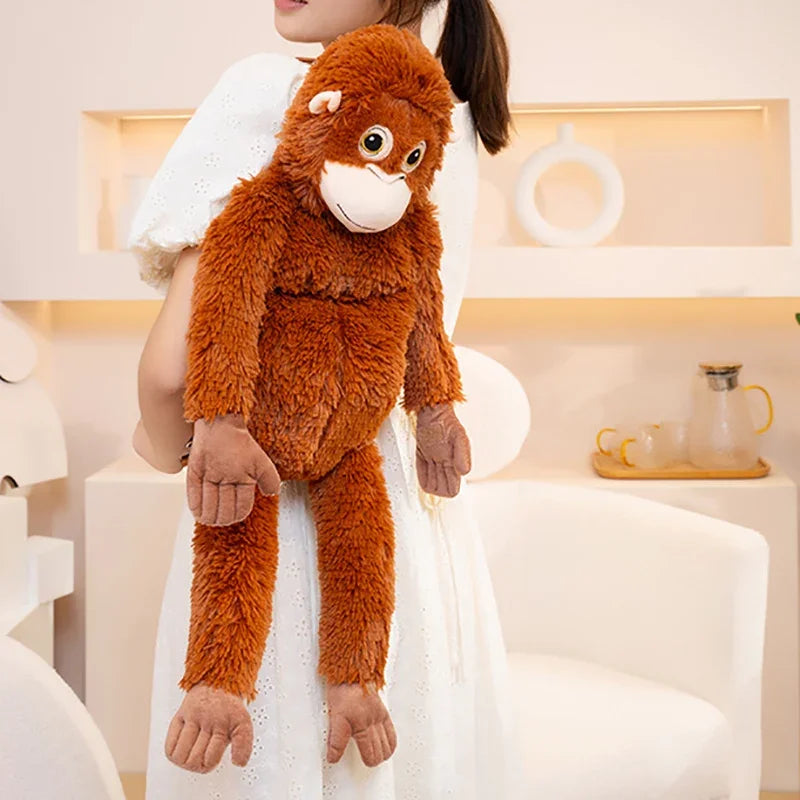 Cartoon Gorilla Plush Toy | Soft Stuffed Doll for Kids and Decor